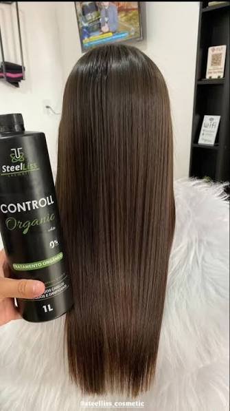 Resultado no cabelo da esposa de Kleber com a Controll Organic